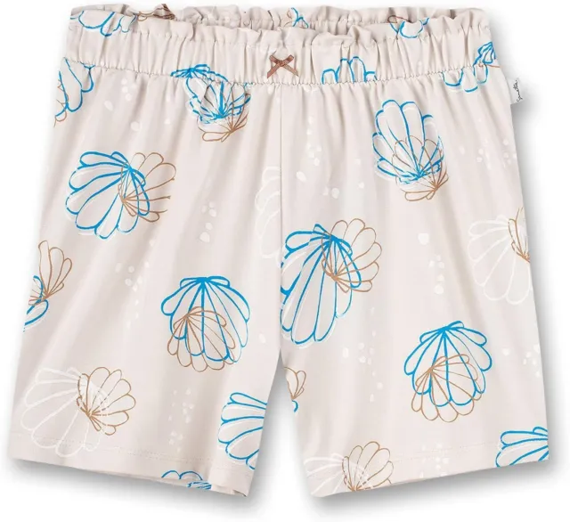Sanetta Mädchen Pants Shorts, Kurze Hose, Crema, 104