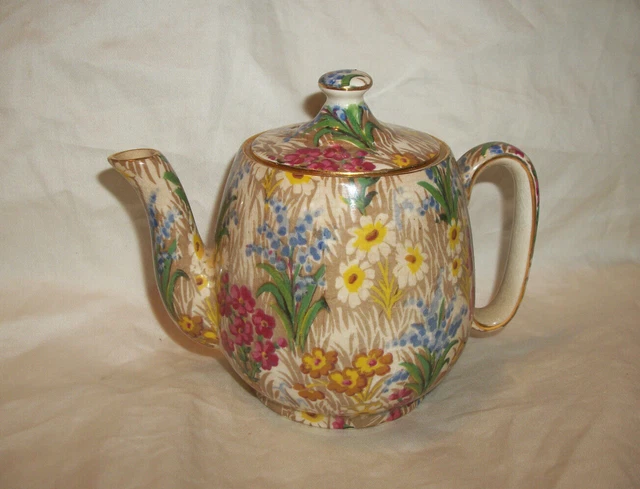 Old Royal Winton Grimwades Marguerite Small Teapot Chintz England