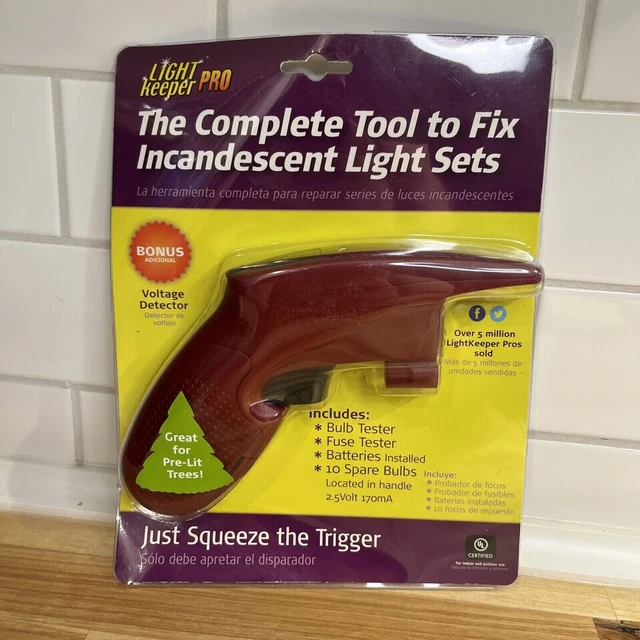 NEW LIGHT KEEPER PRO Christmas Lights Prelit Tree Incandescent Bulb