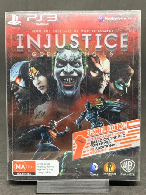 Injustice Gods Among Us Steelbook PS3 PlayStation 3 Sony PAL Complete