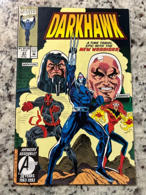 Darkhawk #27 Vol. 1 (Marvel, 1993) New Warriors Appearance, VF