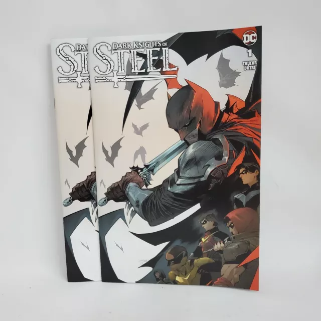 Lot of 2 Dark Knights of Steel #1 Dan Mora Variant Limited Edition 3000 Unread