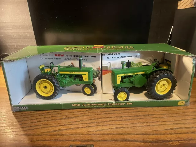 Ertl 1/16 John Deere 50th Anniversary 720 & 820 SET NIB RARE HARD TO FIND TRACTO