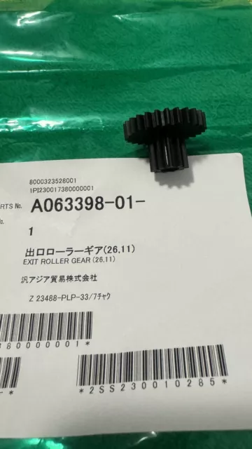 Engranaje de rodillo de salida A063398-01 A063398 original Noritsu stock de EE. UU. FABRICANTE DE EQUIPOS ORIGINALES