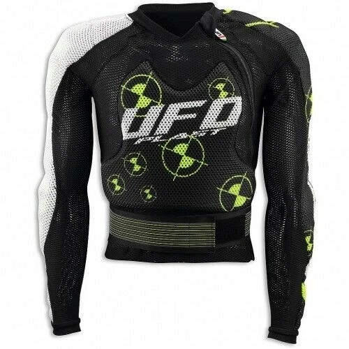 Pettorina Moto Cross Enduro Offroad Ufo Enigma Da Adulto Nero