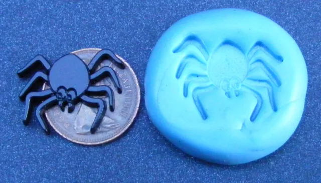 Reusable Spider Silicone Rubber Mould Food Safe Sugarcraft Jewellery Tumdee