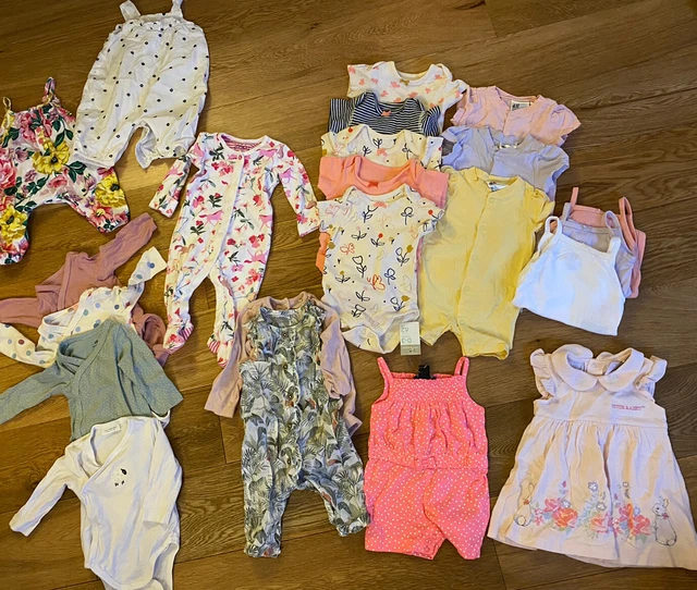 Baby girls Summer clothes bundle Size 0-3 Months Joules M&S H&M Tu Nutmeg