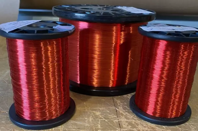 Awg 26 (Spn) Copper Magnet Wire, Various Weights, Approx 10 Lbs And Lower