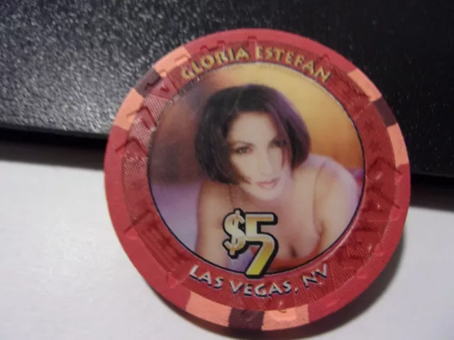 CAESAR'S HOTEL CASINO $5 hotel casino gaming poker chip (LTD 2500) Las Vegas, NV