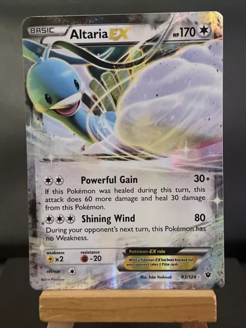 Pokemon Card Altaria EX Fates Collide 83/124 Half Art Ultra Light Play