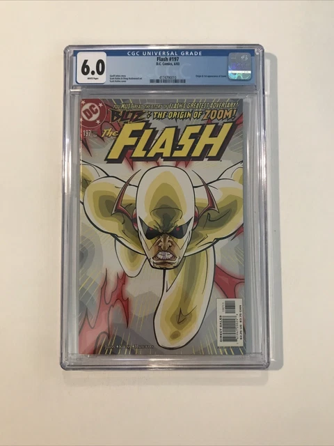 Flash #197 CGC 6.0 Origin & 1st appearance of Zoom