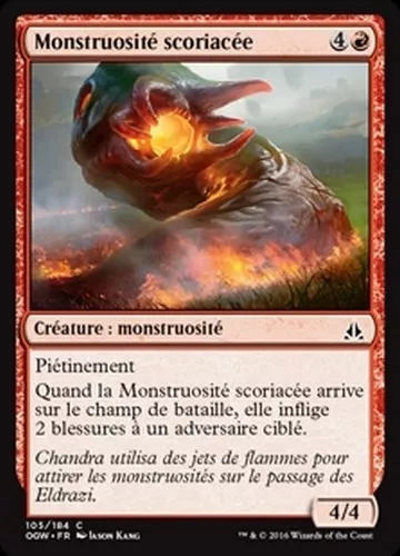 MTG Magic OGW - (x4) Cinder Hellion/Monstruosité scoriacée, French/VF