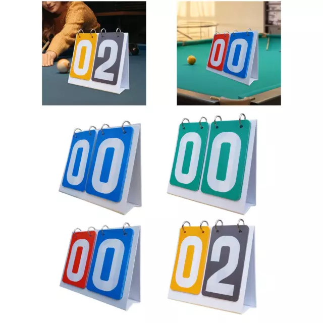 Tableau de bord  Flip Number Score Board Tableau de pointage polyvalent durable