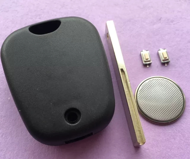Peugeot 307 2 Button Remote Key Fob Case + Blade Repair Refurbishment Kit