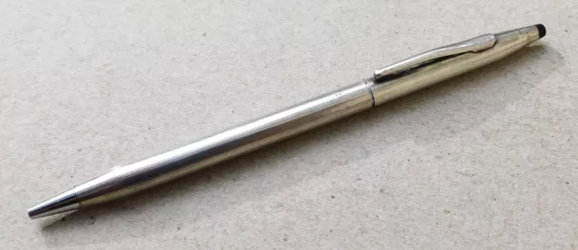 NO RESERVE Cross 925 Sterling Silver Ballpoint Pen Vintage Antique