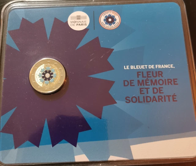 COINCARD 2 EURO LE BLEUET DE