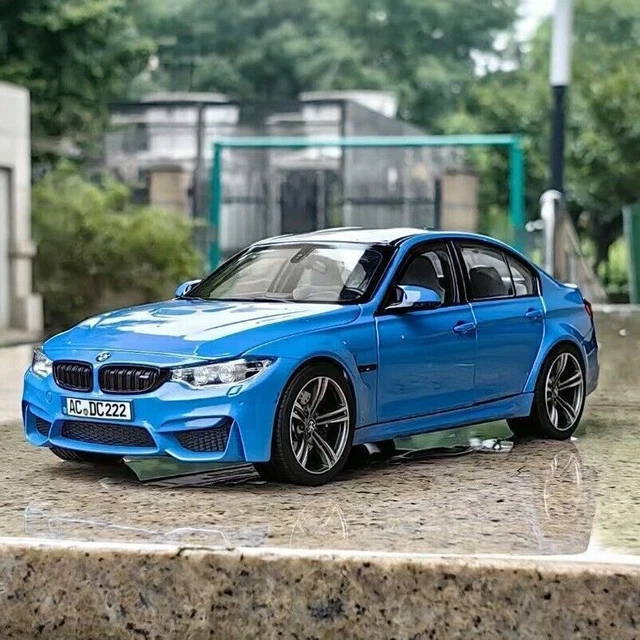 1:18 BMW BLUE Scale Norev Bmw M3 F80 2017 Metal Diecast Car Model £279. ...
