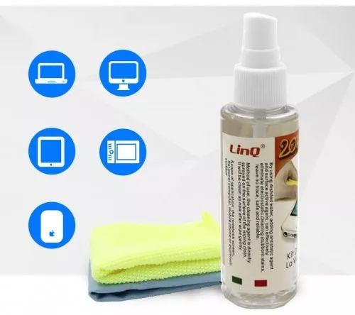 Kit Spray De Nettoyage Pour Affichage Vitre Lunettes Linq Cl-05