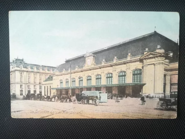 CPA 33 BORDEAUX - Gare du Midi