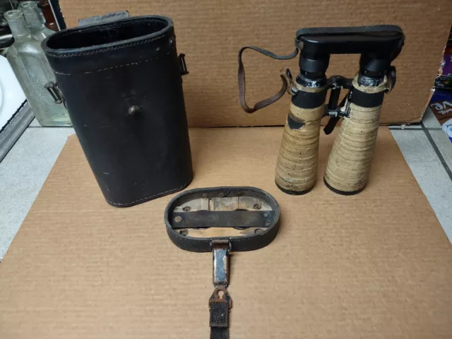 Vintage World War 2. German Binoculars 7 x 56 With (THIRD REICH) stamp inside