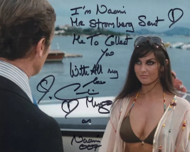 007 Bond actress & model Caroline Munro SET OF TEN signed 8x10 photos - SET 3