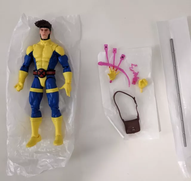 SHIPS TODAY - Marvel Legends GAMBIT FIGURE COMPLETE (X-Men 60th Anniv 3 Pack)