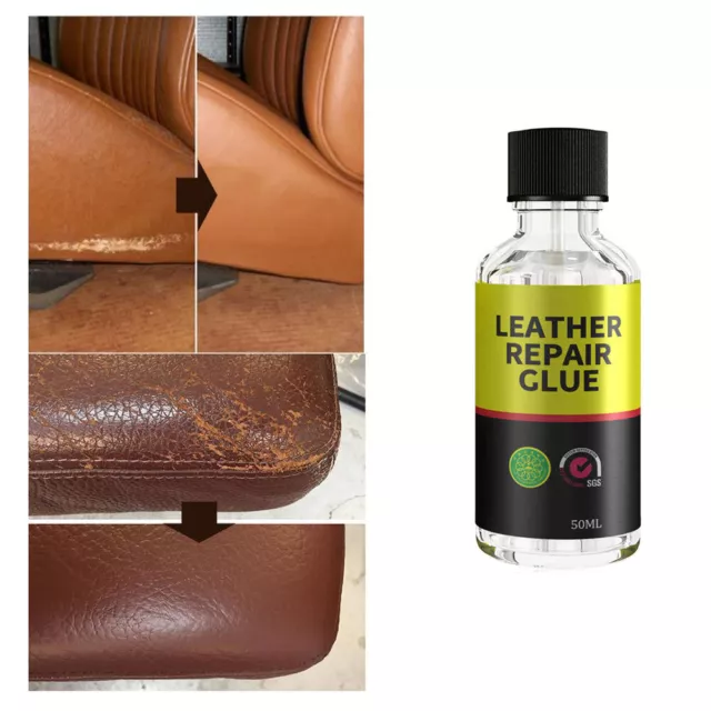 Car Leather Auto Repair Glue Seat Care Liquid Rubber Sofa Adhesive Gel 50ml -