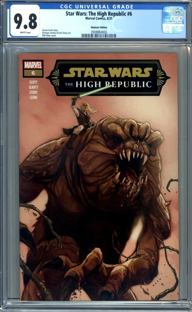 Star Wars: The High Republic #6  Walmart Edition  1st Print  CGC 9.8
