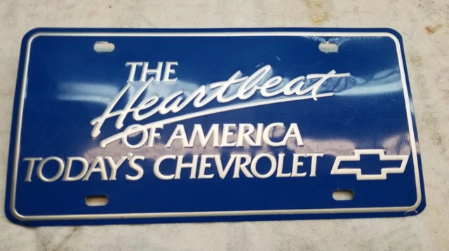 thumbnail interactive-video image 1 of Chevrolet Heartbeat Of America 3D Black Carbon License Plate - Officially Licensed, Front Or Rear, Brished/Matte Finish 1 of 5