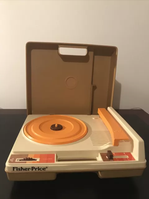 Vintage 1978 Fisher-Price Phonograph Turntable Record Player Model 825 Works