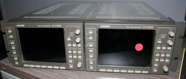 Leader LV-5700A Multi SDI Color LCD Waveform Monitor HD/SDI & SD-SDI