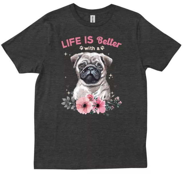 Funny Dog Mom Dad Pug Gift For Dog Lover Owner Momma T-shirt