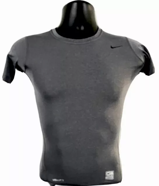 Nike Pro Tight Fit Youth Athletic Shirt  Charcoal Gray Size Medium (10-12)