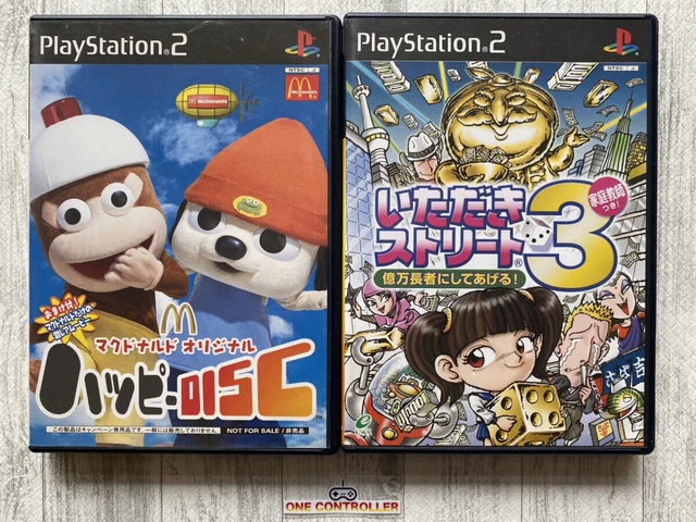 SONY PlayStation 2 PS2 McDonald's Original Happy Disc & Itadaki Street 3 Japan