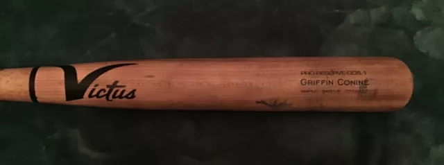 Griffin Connie game used bat Florida Marlins