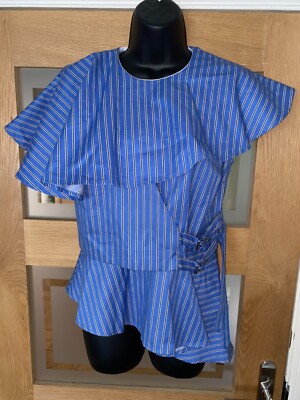 Sea New York Blue And White Stripe Top Size Us 4 - Small