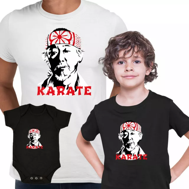 Mr Miyagi Karate Kid 80s Cult Movie T-Shirt DO Movie Cobra Kai TV 80  Retro Gift