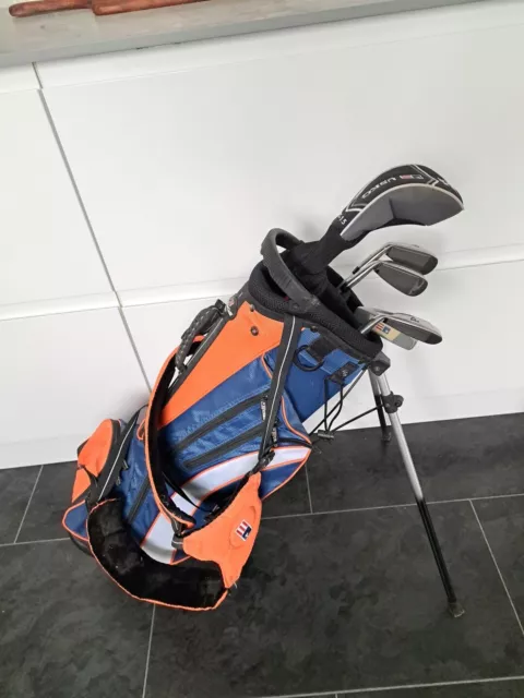 Set Of Us Kids 51" Orange Wt-20 Junior Golf Clubs Right Handed, Suit 7 - 9 Years