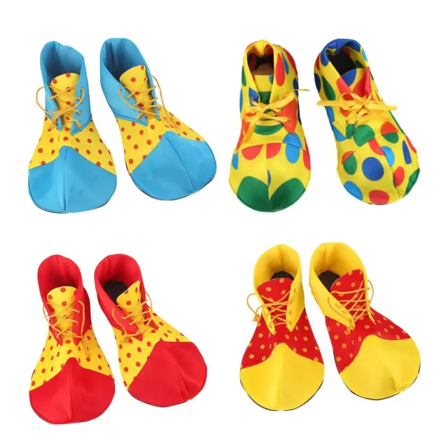 Chaussures de Clown pour adultes, accessoires de Costume de noël pour