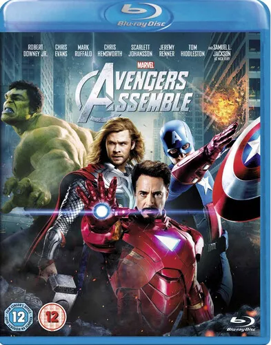 Avengers Assemble Blu-ray (2012) Robert Downey Jr., Whedon (DIR) cert 12