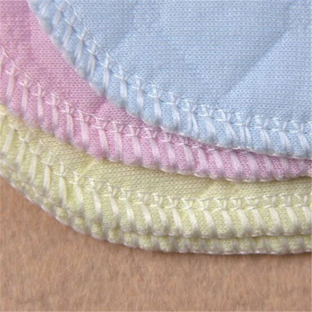 5 PCS Adjustable Reusable Lot Baby Washable Cloth Diaper Nappies White Pink New 3