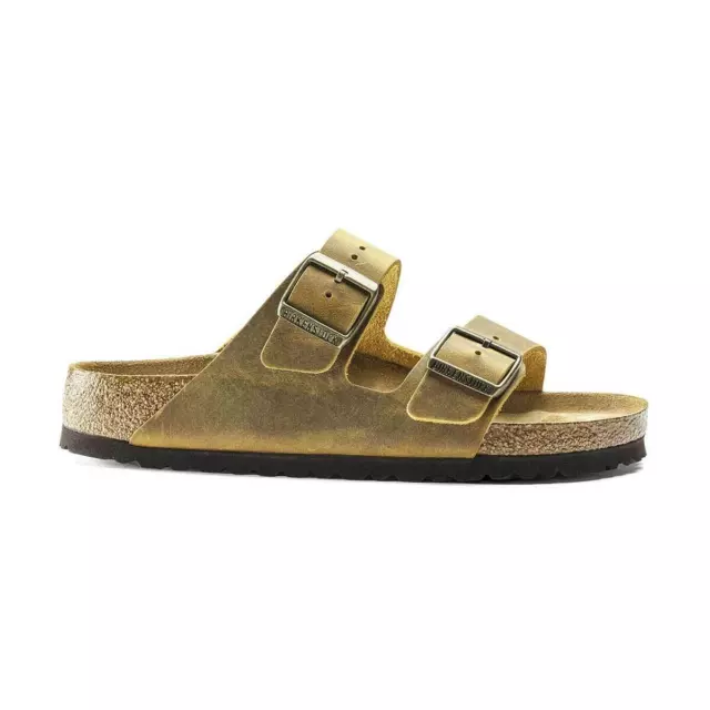 Birkenstock Arizona Soft Footbed Oiled Leather Sandals - Regular Unisex Mens Wom