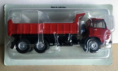 Camion benne Berliet GRH 230 rouge - Collection Hachette - Voiture