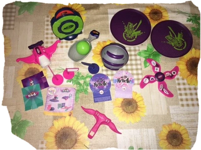 McDonalds Happy Meal Nerf Rebelle Spielzeug Verschiedene_