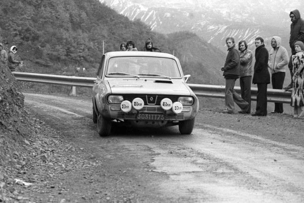 Photo D'époque 1970s - Jean Ragnotti Et Jacques Jaubert - Renault 12 Rallye