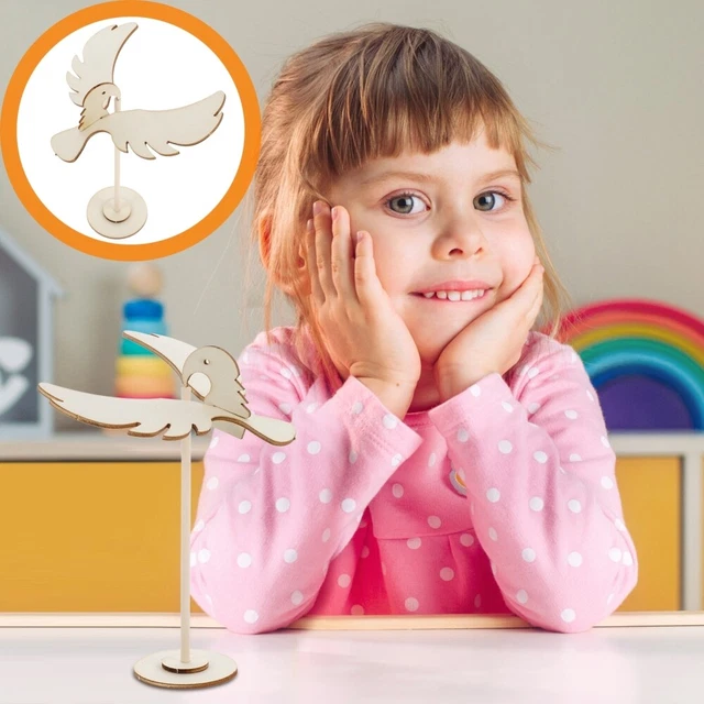 Pájaro de Madera Pájaro de Gravedad: 1 Juego de Pájaro de Madera Equilibrio Pájaro Niños