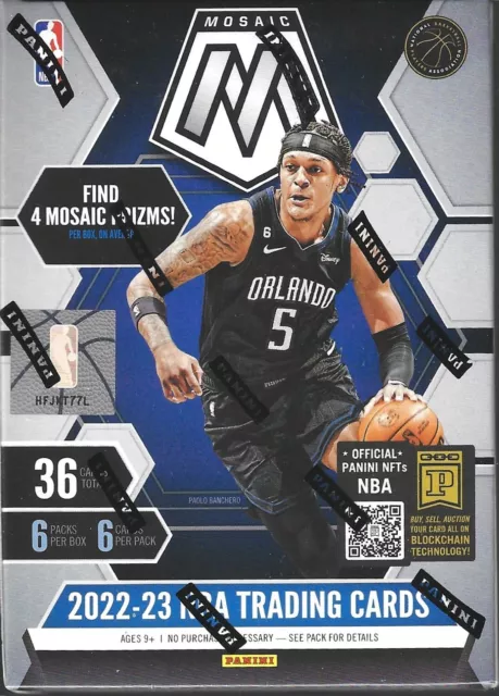 2022-23 Panini Mosaic Basketball NBA Sealed Blaster Box Mosaic Prizm Parallels 2