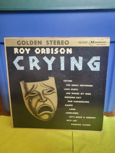 Roy Orbison Crying SM 14007 Long Playing SterePhonic Vinyl Record Used