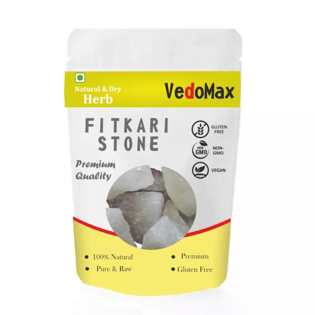 Alum Stones/Fitkari Crystals/ Alum Stone 100% Natural For Skin 50gm / 1.76  oz