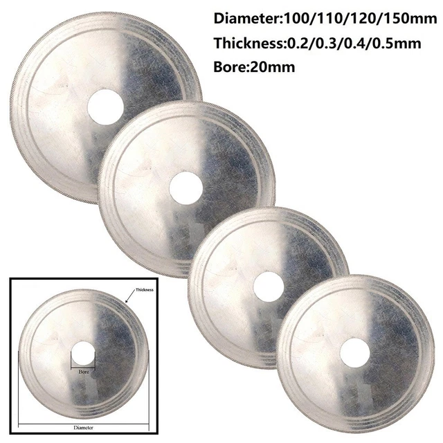 Disque de coupe diamant pour pierre taureau accessoires jade pierre précieuse a